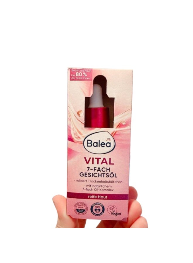 Balea Vital 7 Facial Oil: Intensive Care for Healthy, Firm Skin - Image 1